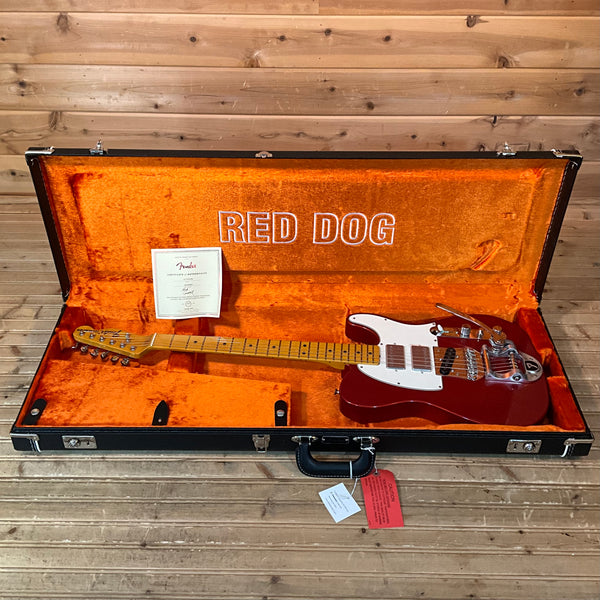 Fender Stories Collection Mike Campbell Red Dog Telecaster Electric Guitar - Red Dog Red