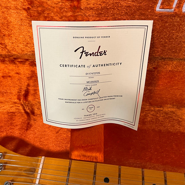 Fender Stories Collection Mike Campbell Red Dog Telecaster Electric Guitar - Red Dog Red