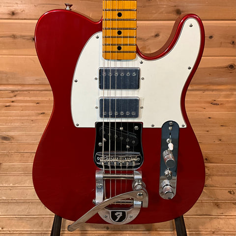 Fender Stories Collection Mike Campbell Red Dog Telecaster Electric Guitar - Red Dog Red