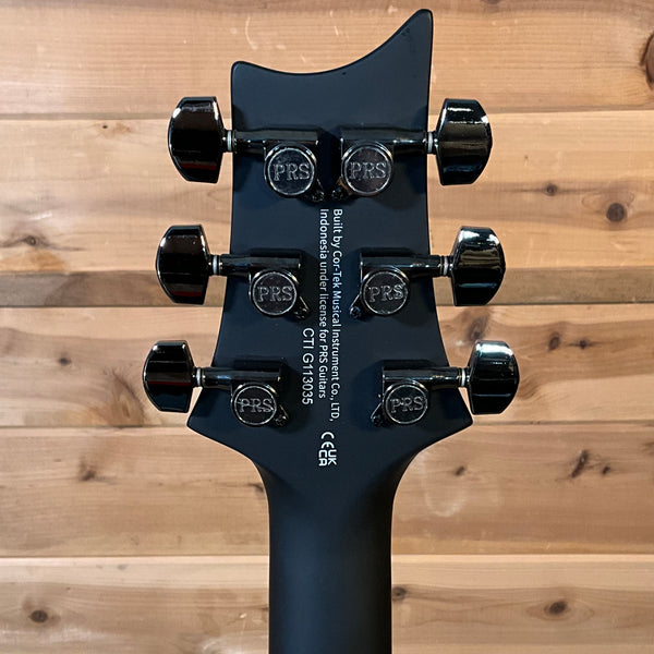 PRS SE "Exotic" Custom 24-08 Poplar Burl - Lake Blue Midnight Burst