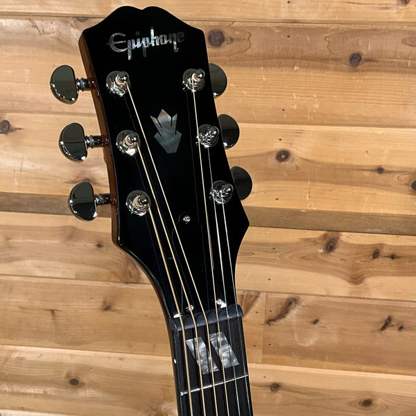 Epiphone Eric Church Hummingbird Dark Studio Acoustic Guitar - Cobra Burst