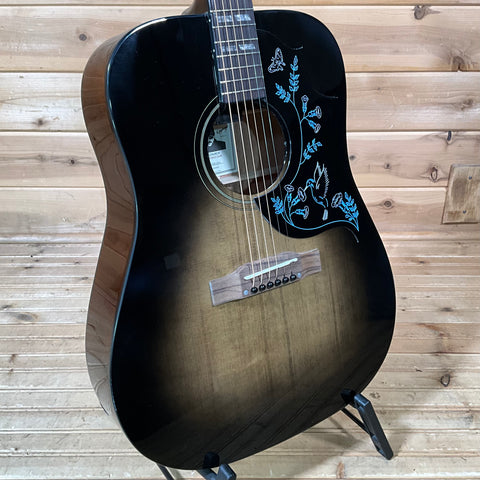 Epiphone Eric Church Hummingbird Dark Studio Acoustic Guitar - Cobra Burst