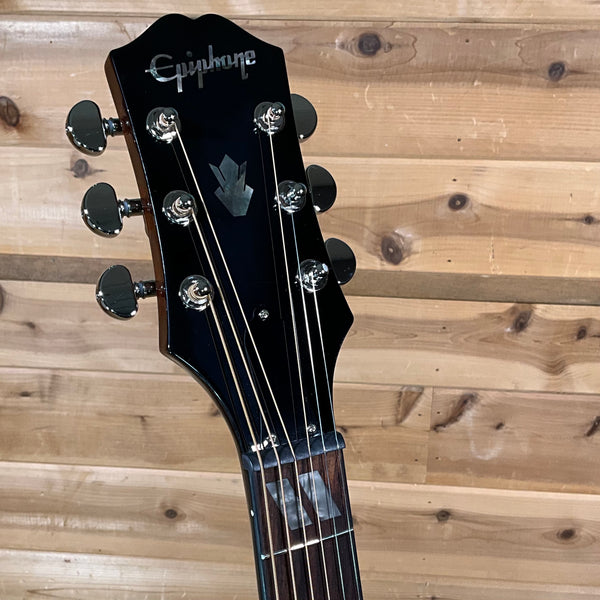 Epiphone Eric Church Hummingbird Dark Studio Acoustic Guitar - Cobra Burst