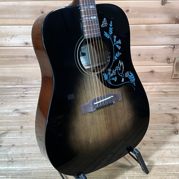 Epiphone Eric Church Hummingbird Dark Studio Acoustic Guitar - Cobra Burst