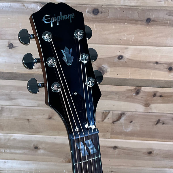 Epiphone Eric Church Hummingbird Dark Studio Acoustic Guitar - Cobra Burst