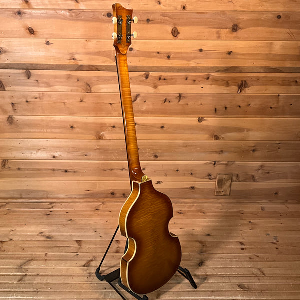 Hofner 1963 Relic Hollowbody Electric Violin Bass - Aged Sunburst