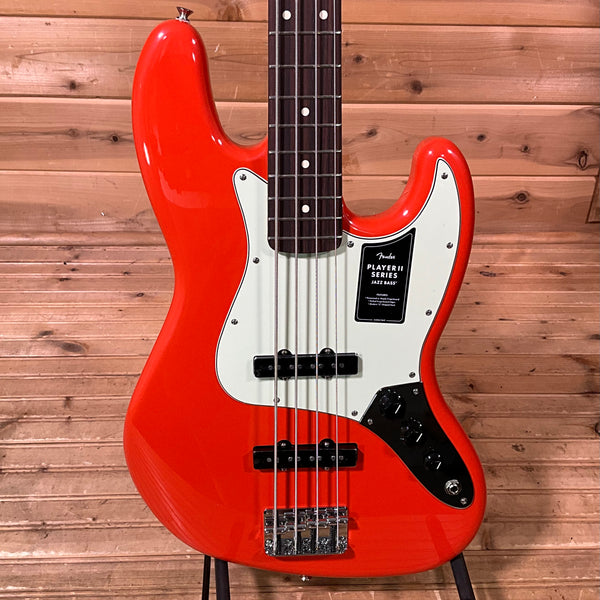 Fender Player II Jazz Electric Bass Guitar - Rallye Orange