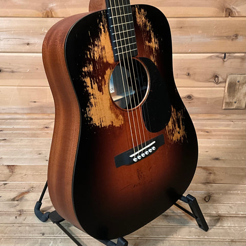 Martin Dreadnought Junior E Street Legend Acoustic Guitar - Street Legend Burst