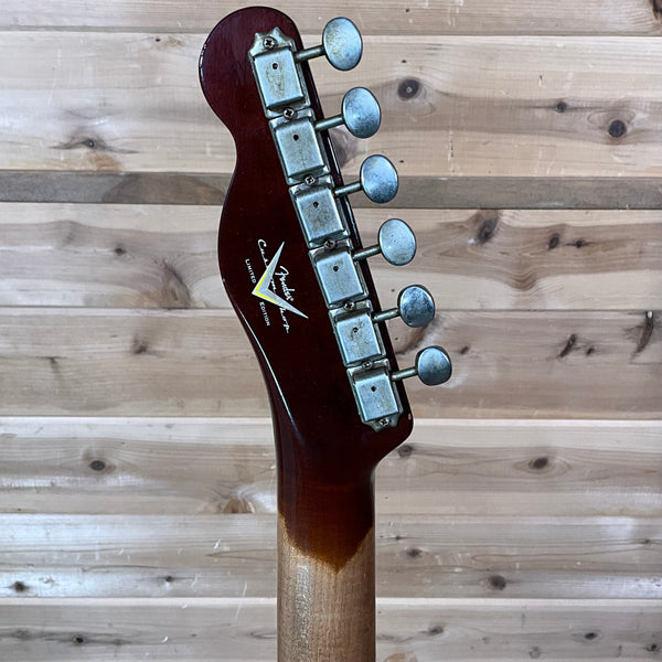 Fender Custom Shop Limited Edition Artisan Flametop HH Bigsby Telecaster Electric Guitar - Aged Natural