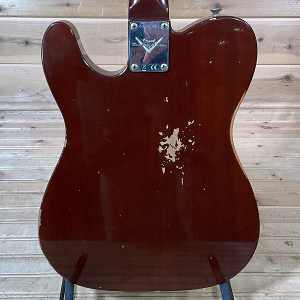 Fender Custom Shop Limited Edition Artisan Flametop HH Bigsby Telecaster Electric Guitar - Aged Natural