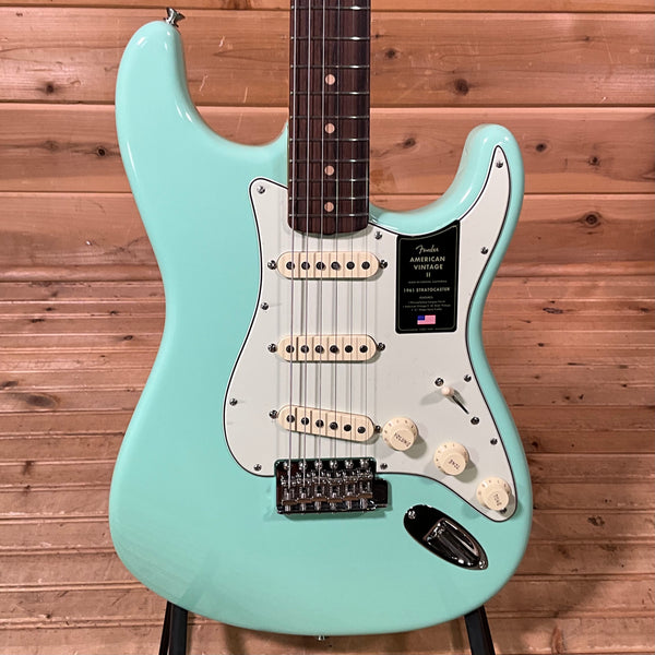 Fender American Vintage II 1961 Stratocaster Electric Guitar - Surf Green