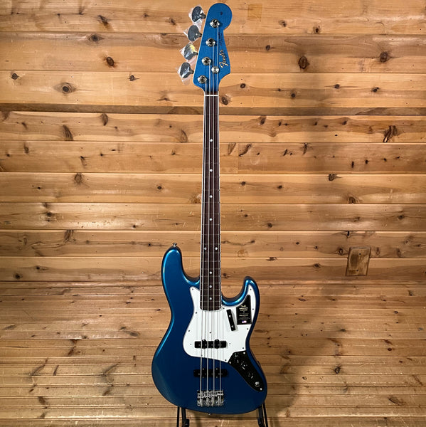 Fender American Vintage II 1966 Jazz Bass 4-String Electric Bass Guitar - Lake Placid Blue