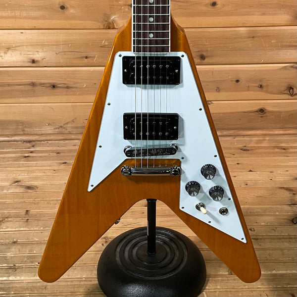 Gibson 70's Flying V Electric Guitar - Antique Natural