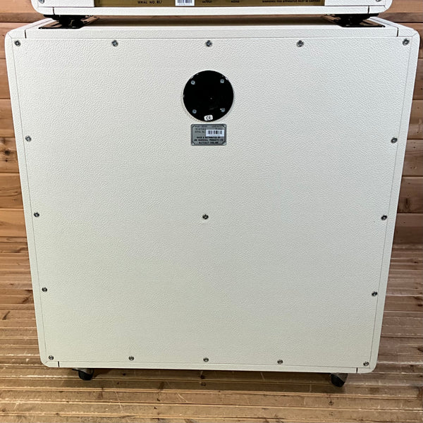 Marshall 1997 Anniversary Limited Edition 50W Guitar Amplifier Stack w/ PB100 Powerbrake Attenuator USED - White