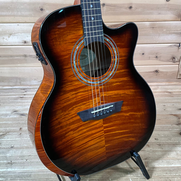 Washburn WCG12FCE Acoustic Guitar - Natural