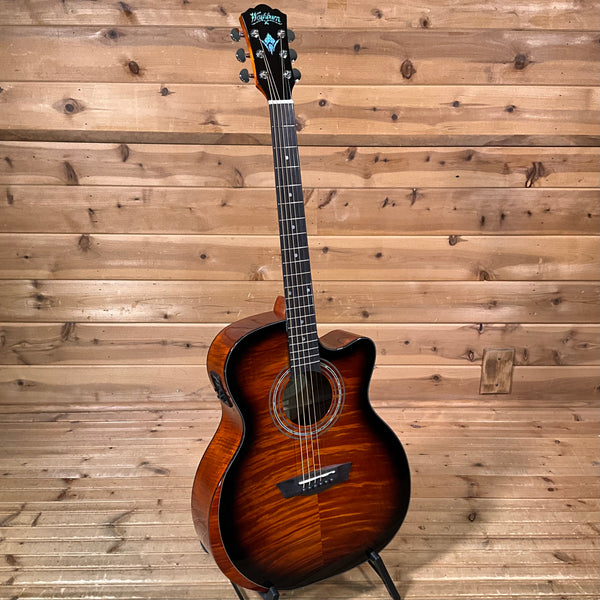 Washburn WCG12FCE Acoustic Guitar - Natural