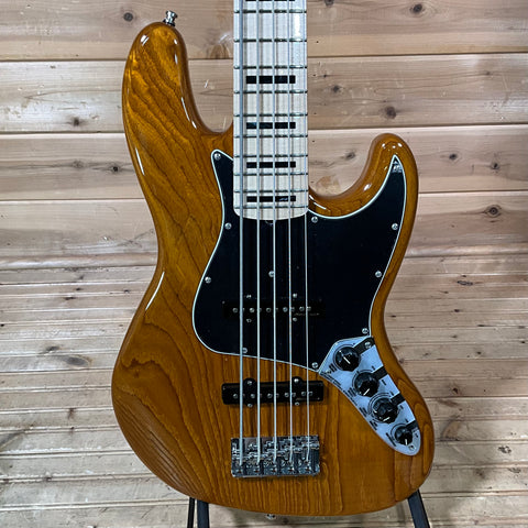 Fender Custom Shop Custom Classic V Electric Bass Guitar - Natural