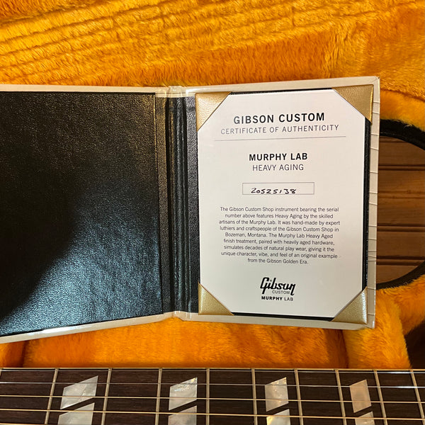 Gibson Custom Murphy Lab 1963 Country Western Heavy Aged Acoustic Guitar - Smoked Natural