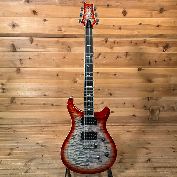 PRS SE Custom 24-08 Quilt - Charcoal Cherry Burst