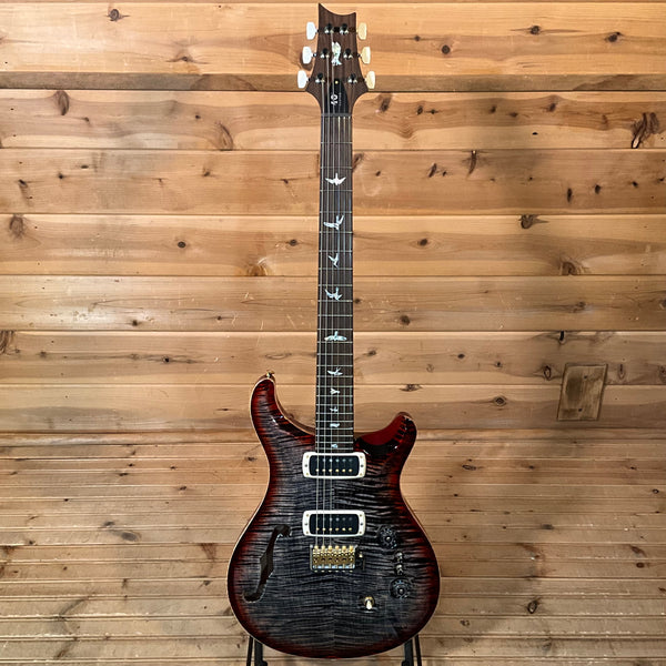 PRS 40th Anniversary Custom 24-08 Semi Hollow Limited Edition Electric Guitar - Charcoal Cherry Burst