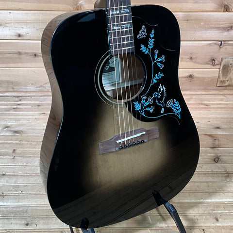Epiphone Eric Church Hummingbird Dark Studio Acoustic Guitar - Cobra Burst