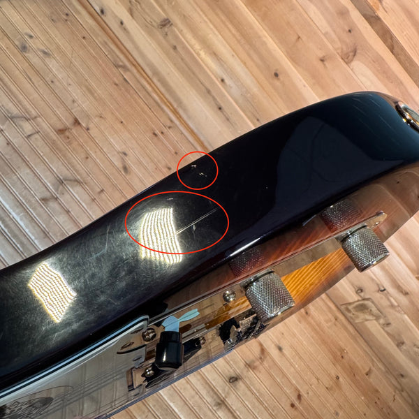 Fender Limited Edition "Tele-Bration" 60th Anniversary Flame Top Telecaster Electric Guitar USED - Antique Burst