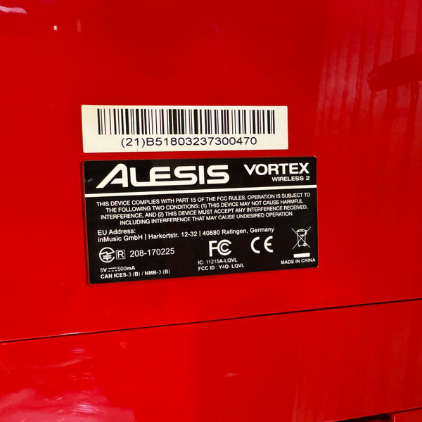 Alesis Vortex Wireless 2 MIDI Keytar Controller USED