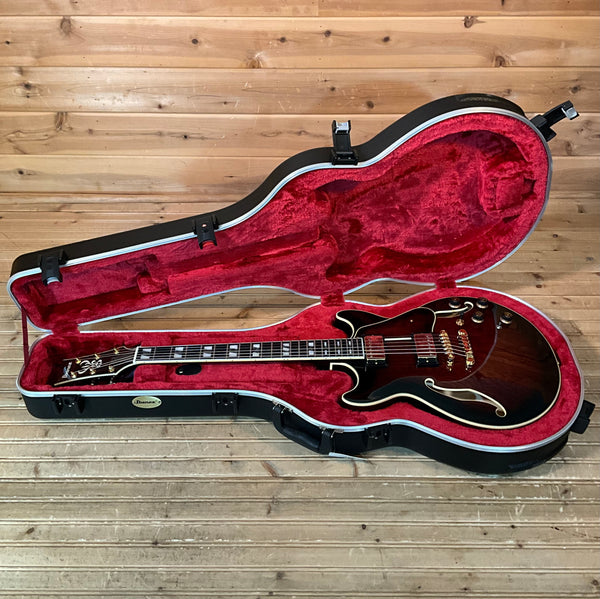 Ibanez Artstar AM153QA Electric Guitar - Dark Brown Sunburst