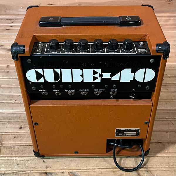 Roland Cube 40 Reverb Combo Amplifier USED - Tan