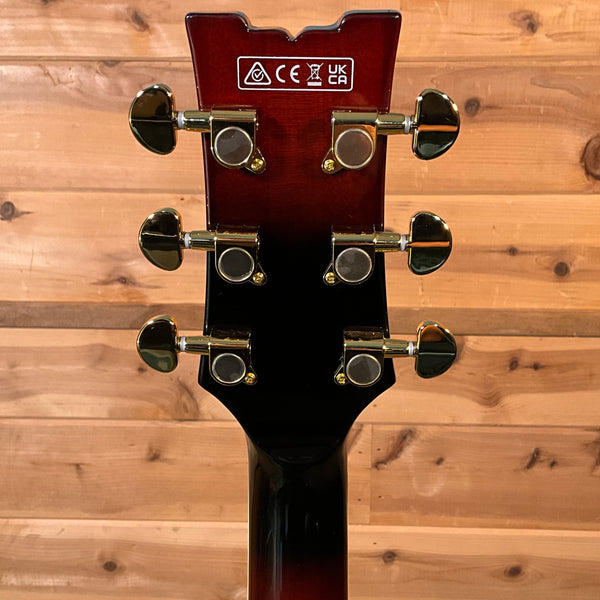 Ibanez Artstar AM153QA Electric Guitar - Dark Brown Sunburst