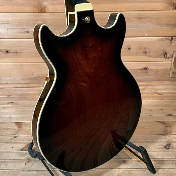 Ibanez Artstar AM153QA Electric Guitar - Dark Brown Sunburst