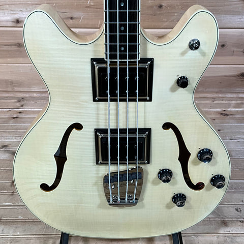 Guild Starfire II Flamed Maple Bass - Natural