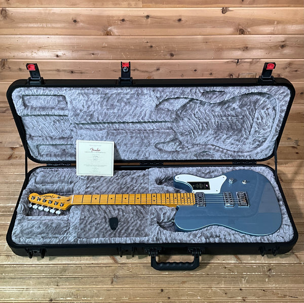 Fender 75th Anniversary American Professional Classic Carbonita Telecaster Electric Guitar - Ice Blue Metallic
