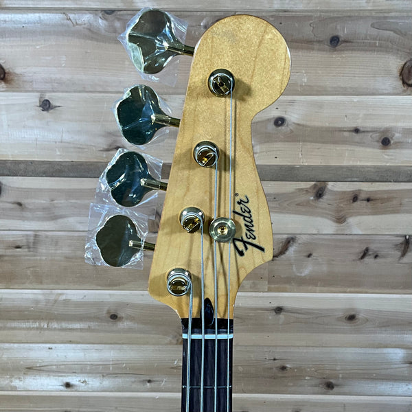 Fender Limited Edition Mike Kerr Signature Jaguar Electric Bass Guitar USED - Tiger's Blood Orange