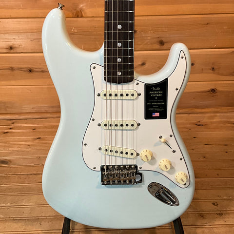 Fender American Vintage II 1965 Stratocaster Electric Guitar - Sonic Blue