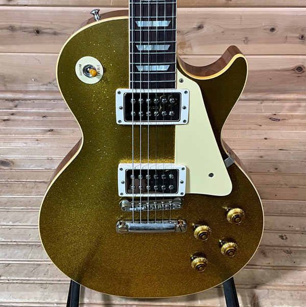 Gibson Custom LE 1957 Les Paul Reissue w/ TV Jones Powertron Electric Guitar - Gold Sparkle
