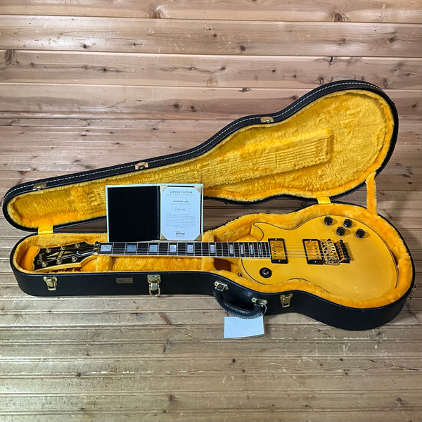 Gibson Custom M2M Murphy Lab Les Paul Axcess Heavy Antique Electric Guitar - Alpine White