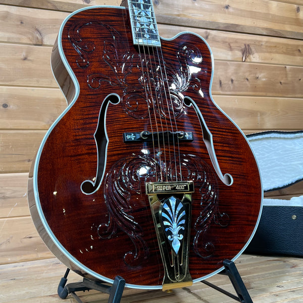 Gibson Custom Shop Super 400 Handcarved Acoustic Guitar - Carved Maple