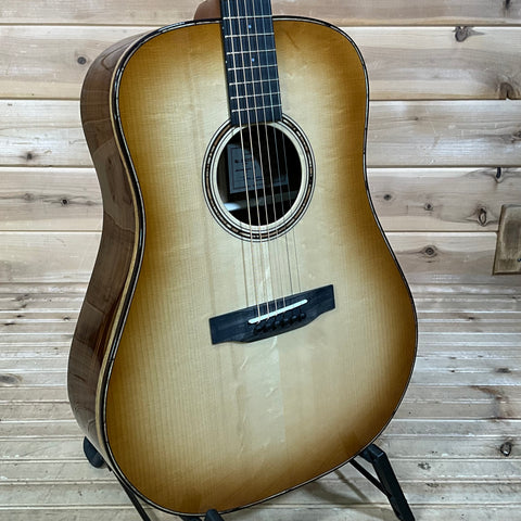 Bedell RE-D-AD/CO Revolution Dreadnought Acoustic Guitar - Tanned Leather Burst
