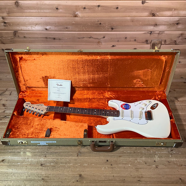 Fender Jeff Beck Stratocaster Electric Guitar USED - Olympic White