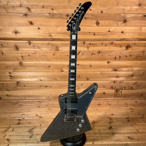 Epiphone Lzzy Hale Explorer Custom Electric Guitar - Black Diamond Holographic Sparkle