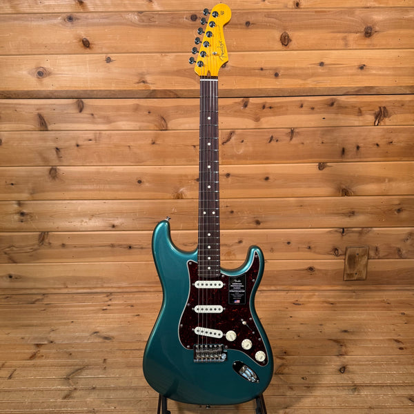 Fender American Professional Classic Stratocaster Electric Guitar - Faded Sherwood Green Metallic