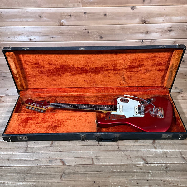 Fender 1965 Jaguar Electric Guitar USED - Candy Apple Red