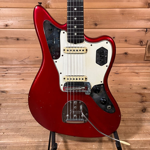 Fender 1965 Jaguar Electric Guitar USED - Candy Apple Red