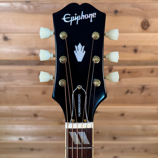 Epiphone Hummingbird Acoustic Guitar - Aged Natural Antique