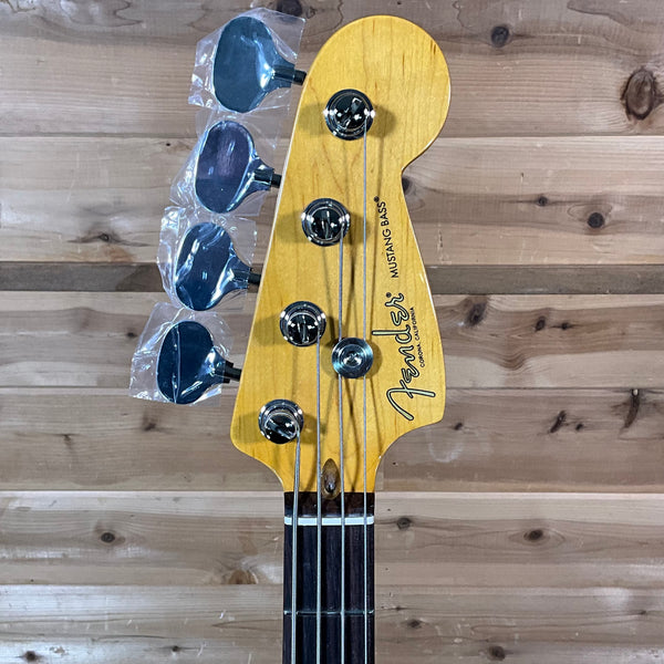Fender American Professional Classic Mustang Electric Bass - Faded Sherwood Green Metallic
