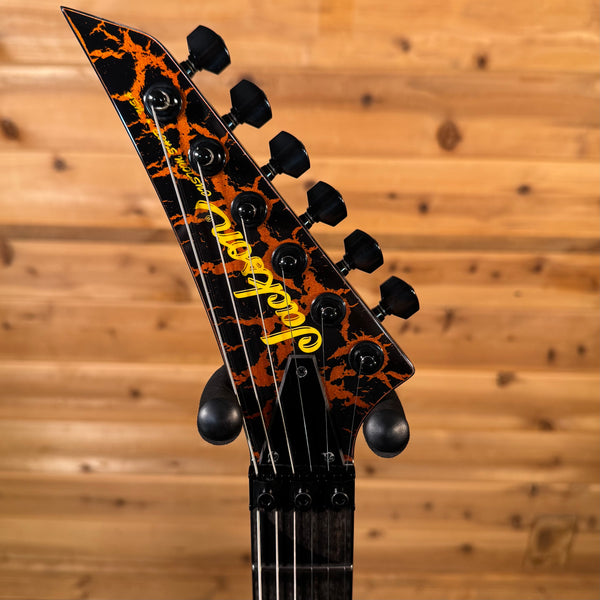 Jackson Custom Shop Special Edition Warrior Electric Guitar - Halloween Crackle