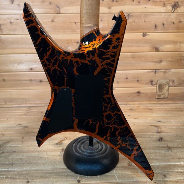 Jackson Custom Shop Special Edition Warrior Electric Guitar - Halloween Crackle