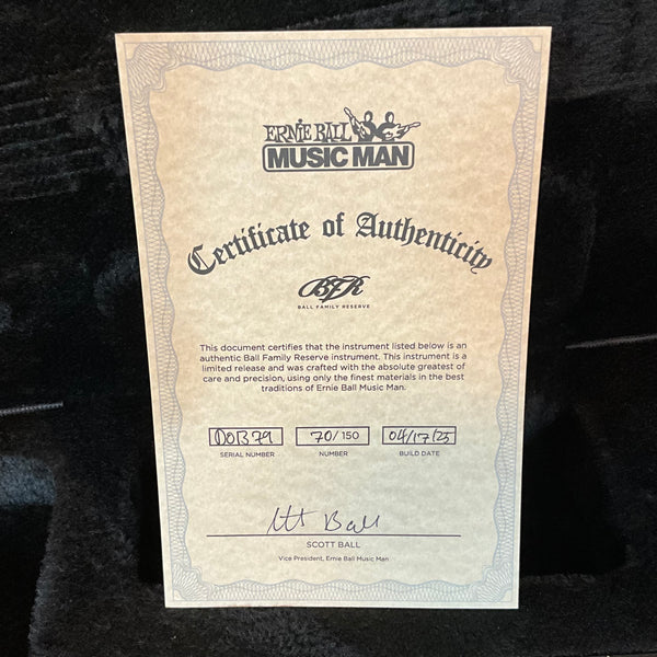 Ernie Ball Music Man BFR Luke 4 HSS Electric Guitar - Green Tide