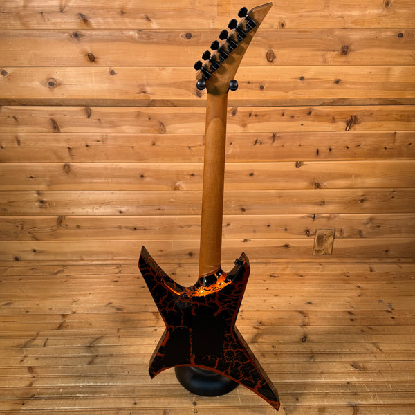 Jackson Custom Shop Special Edition Warrior Electric Guitar - Halloween Crackle